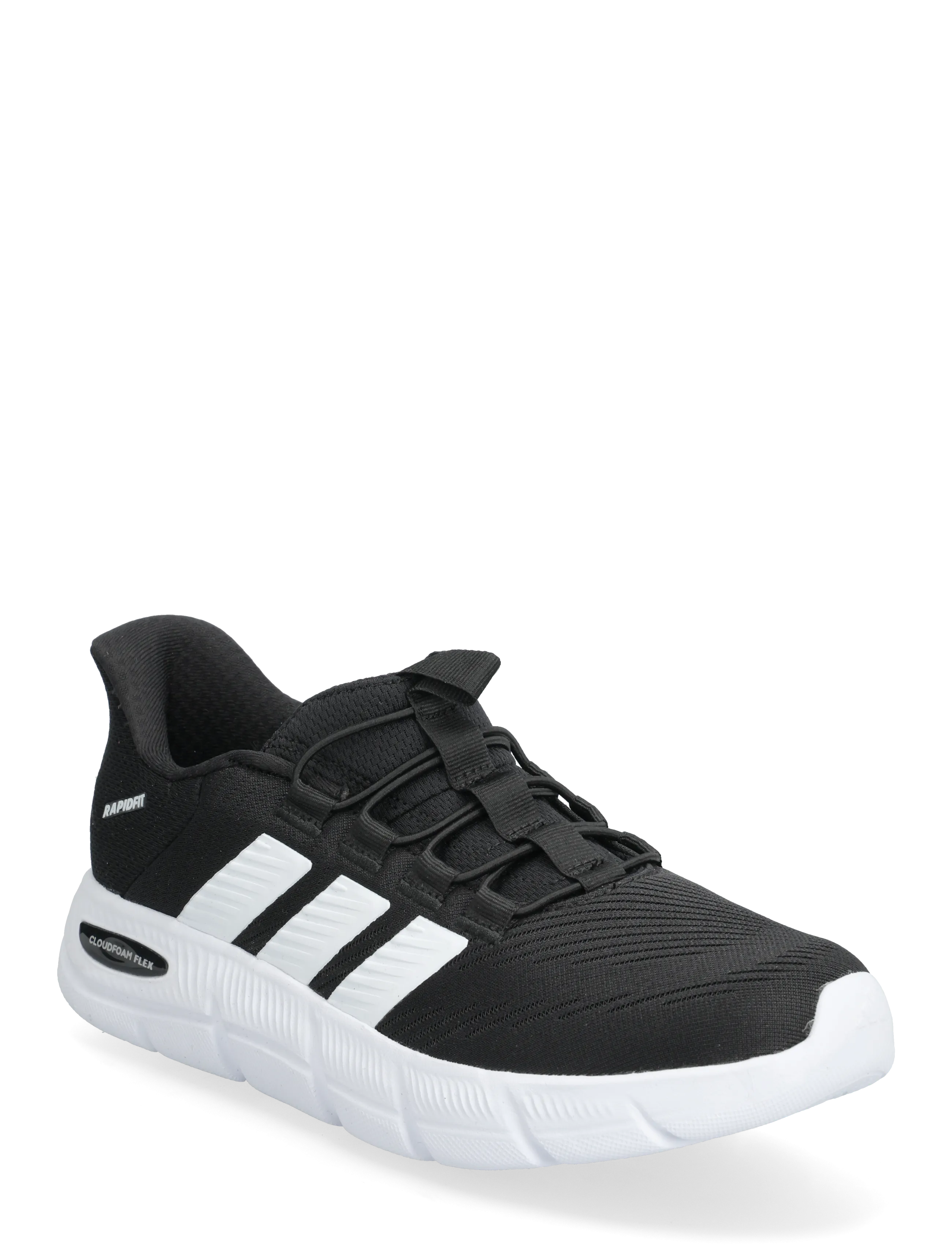 adidas Sportswear CLOUDFOAM FLEX - RAPIDFIT - Sneakers - CBLACK/FTWWHT/SILVMT / black