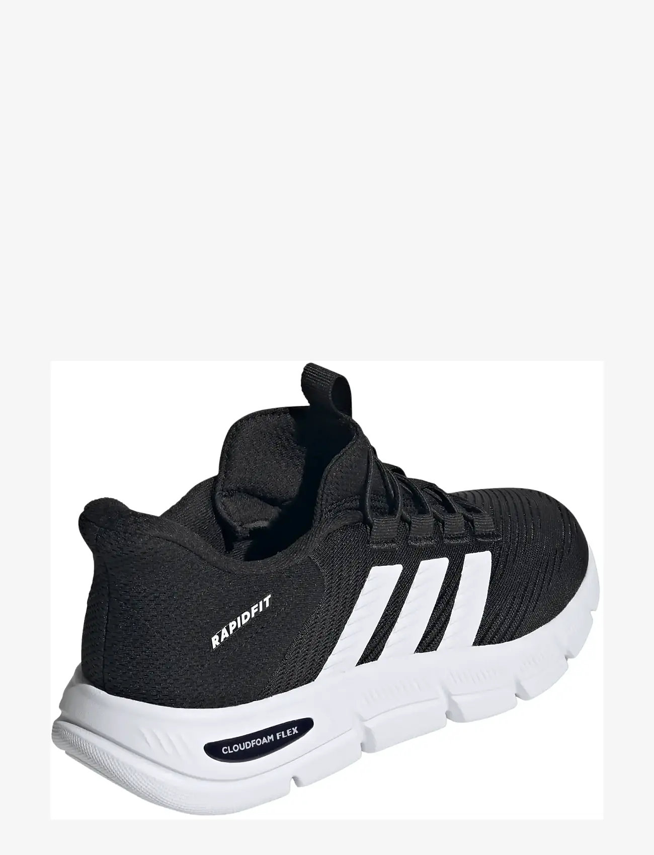 adidas Sportswear - CLOUDFOAM FLEX - RAPIDFIT - låga sneakers - cblack/ftwwht/silvmt - 3
