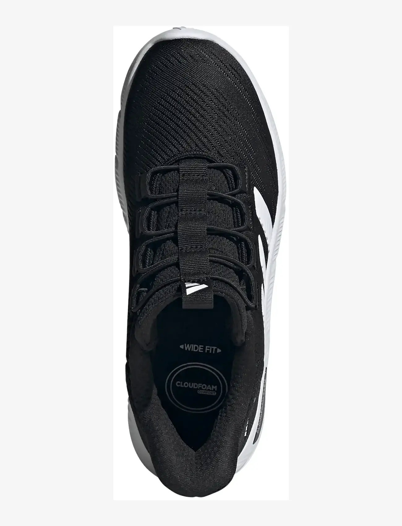 adidas Sportswear - CLOUDFOAM FLEX - RAPIDFIT - låga sneakers - cblack/ftwwht/silvmt - 4