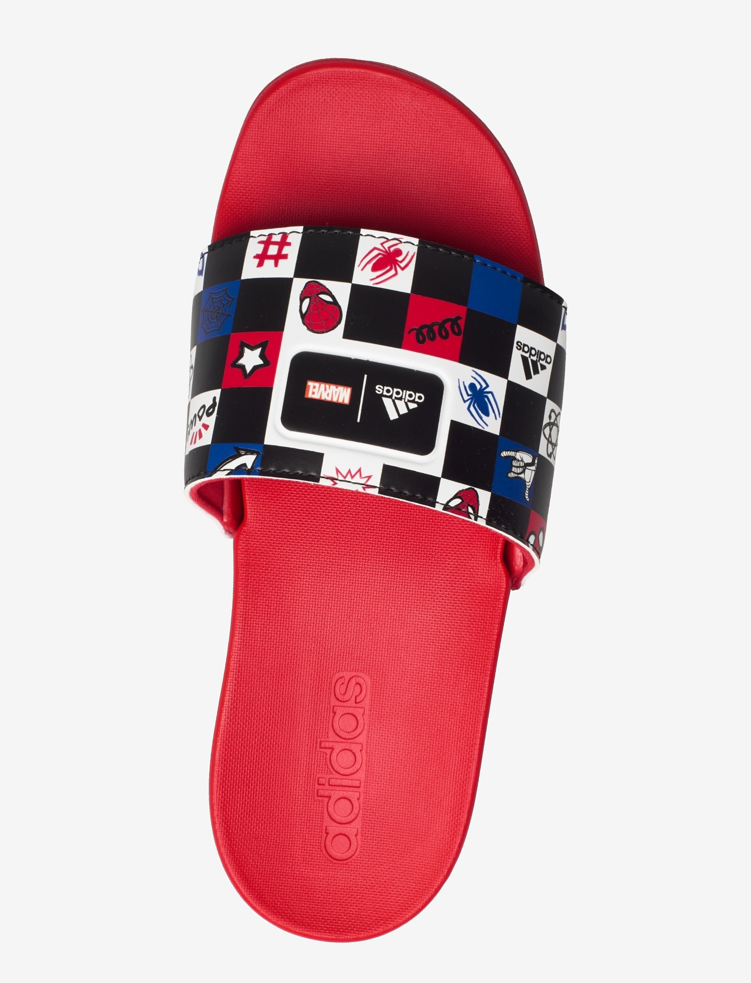 adidas Sportswear - ADILETTE COMFORT  SPIDERMAN K - cblack/ftwwht/betsca - 3