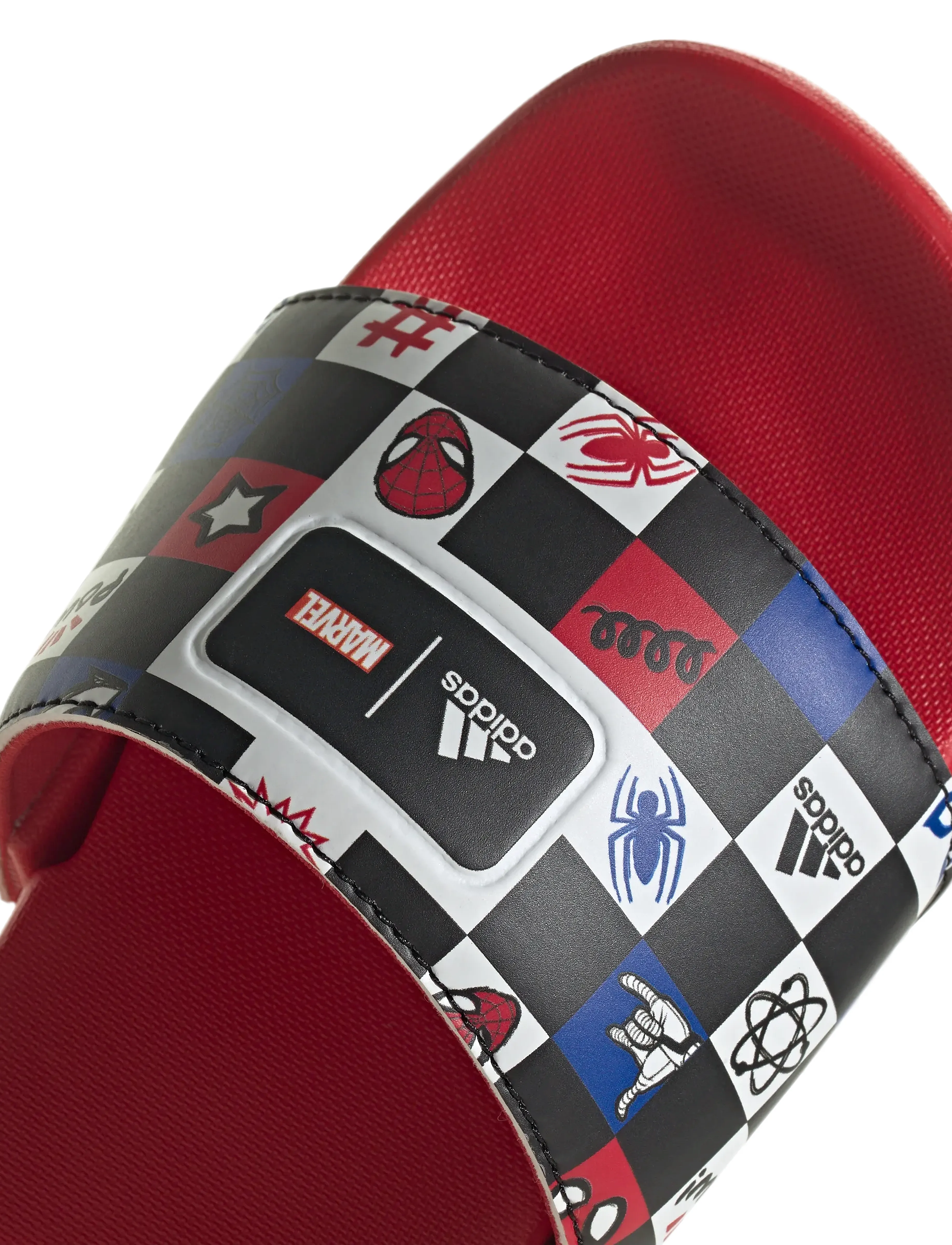 adidas Sportswear - ADILETTE COMFORT  SPIDERMAN K - cblack/ftwwht/betsca - 5