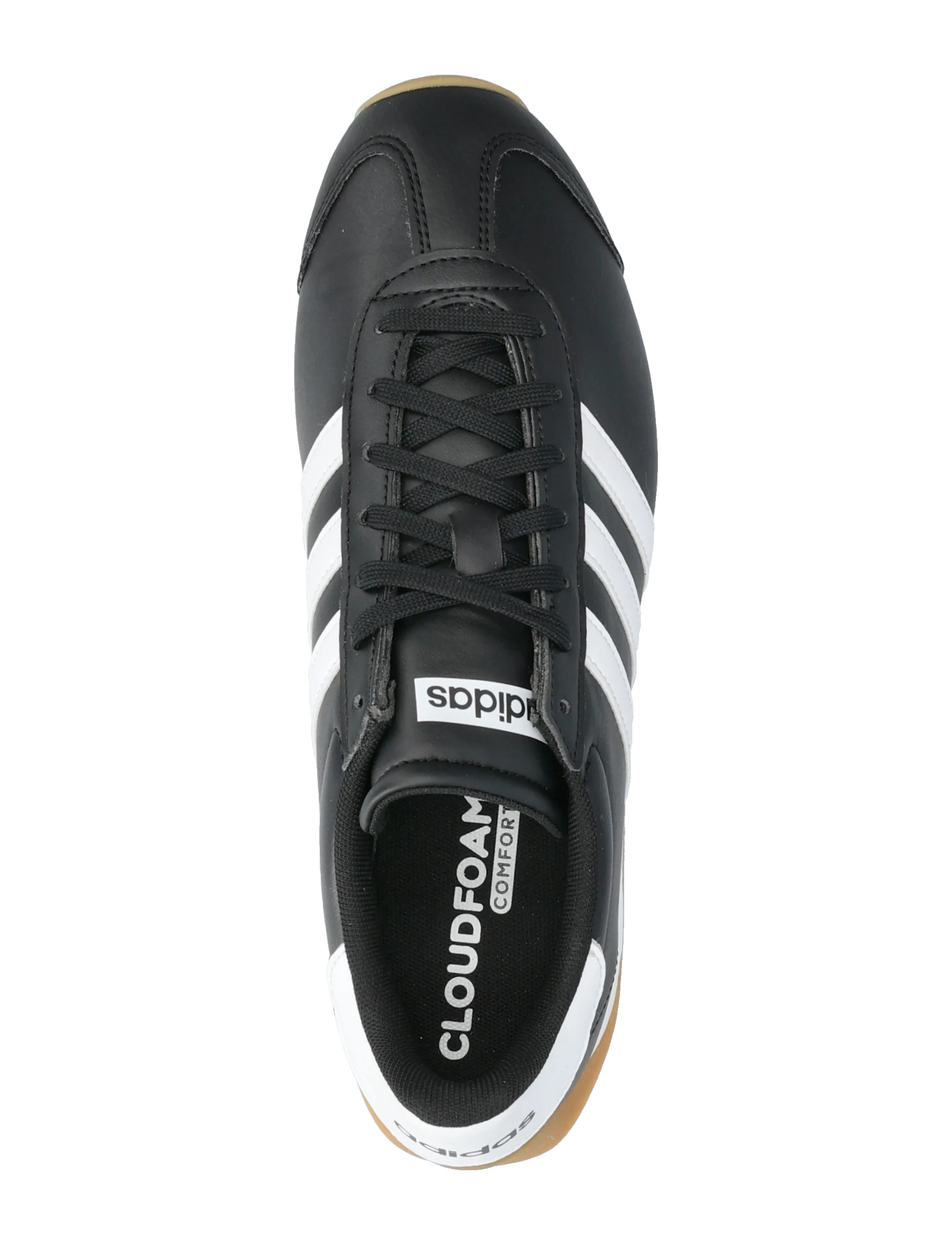 adidas Sportswear - RUNVISTA - lave sneakers - cblack/ftwwht/gum3 - 3
