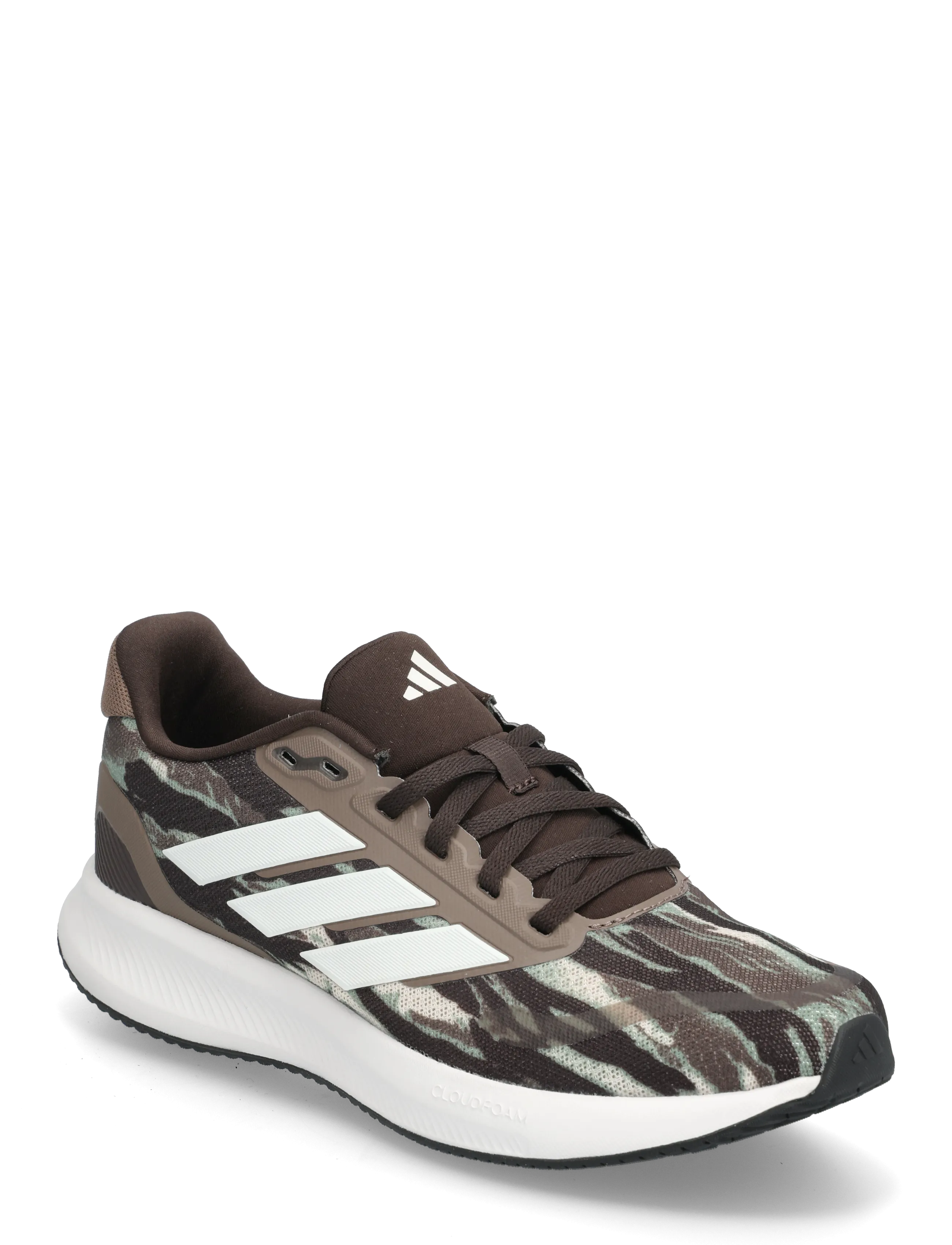 adidas Sportswear RUNFALCON 5 J - Træningssko - TENGRN/CWHITE/EARSTR / white