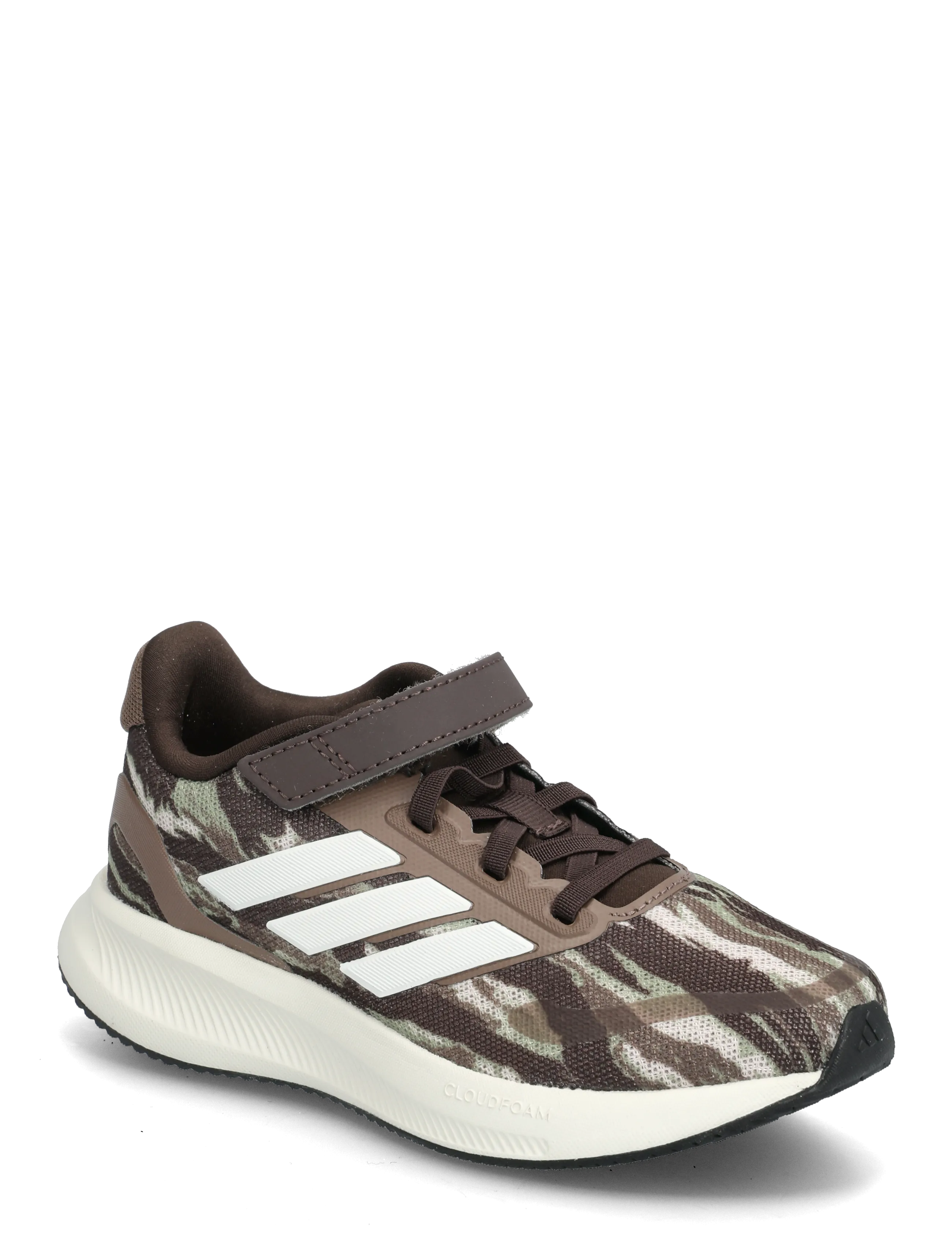 adidas Sportswear RUNFALCON 5 EL C - Laufschuhe - TENGRN/CWHITE/EARSTR / white