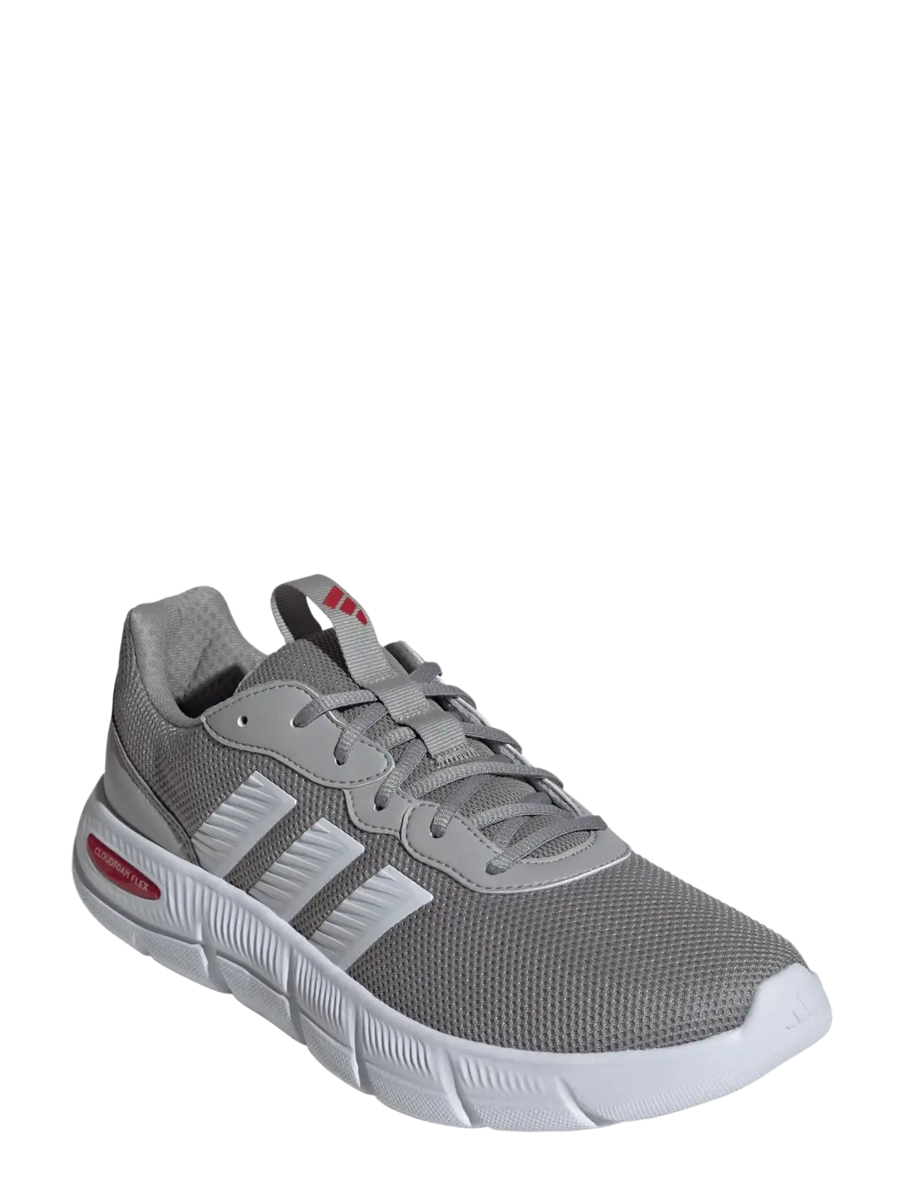 adidas Sportswear CLOUDFOAM FLEX - LACES - Sneakersy - MGSOGR/FTWWHT/BETSCA / grey