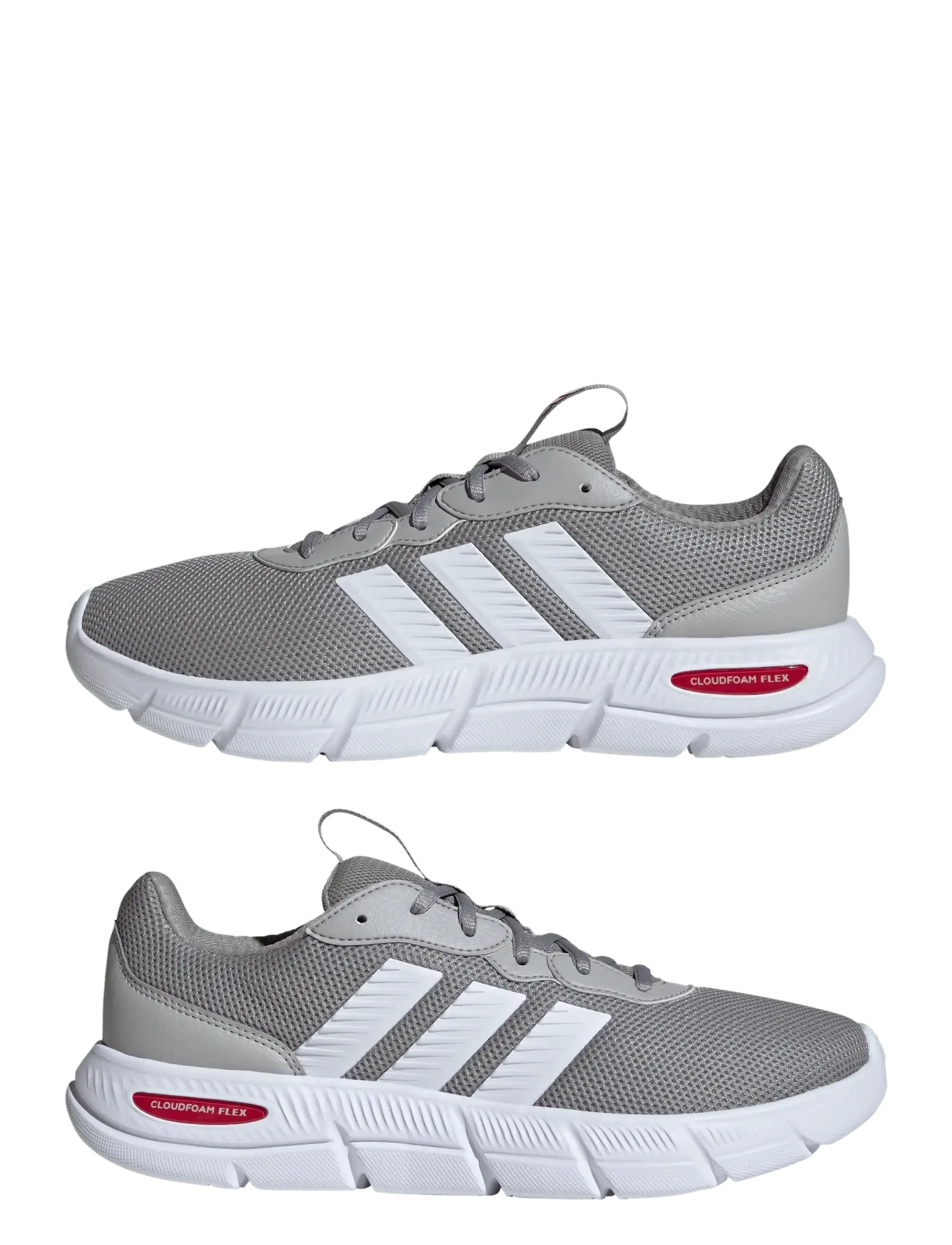 adidas Sportswear - CLOUDFOAM FLEX - LACES - low tops - mgsogr/ftwwht/betsca - 5