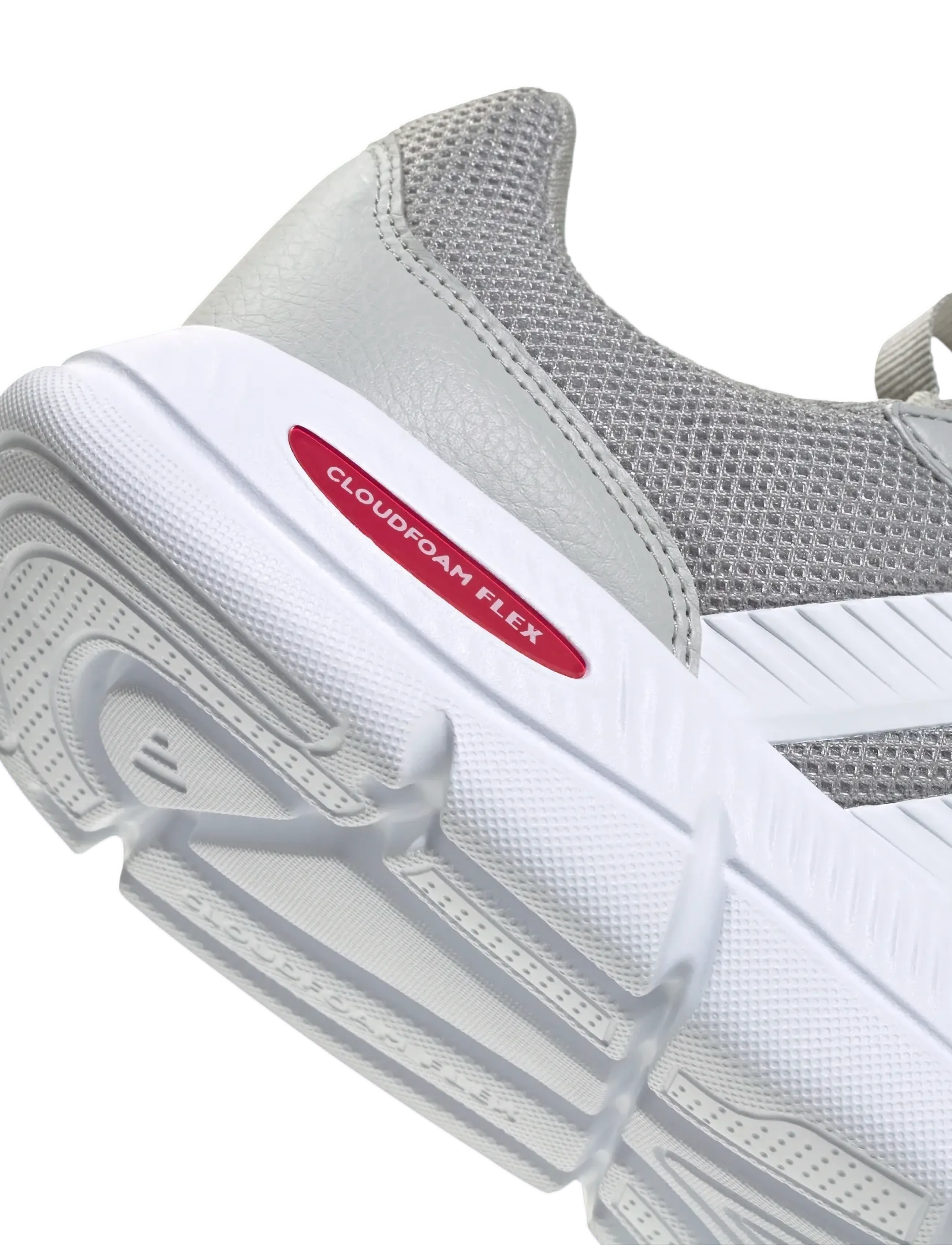 adidas Sportswear - CLOUDFOAM FLEX - LACES - låga sneakers - mgsogr/ftwwht/betsca - 5