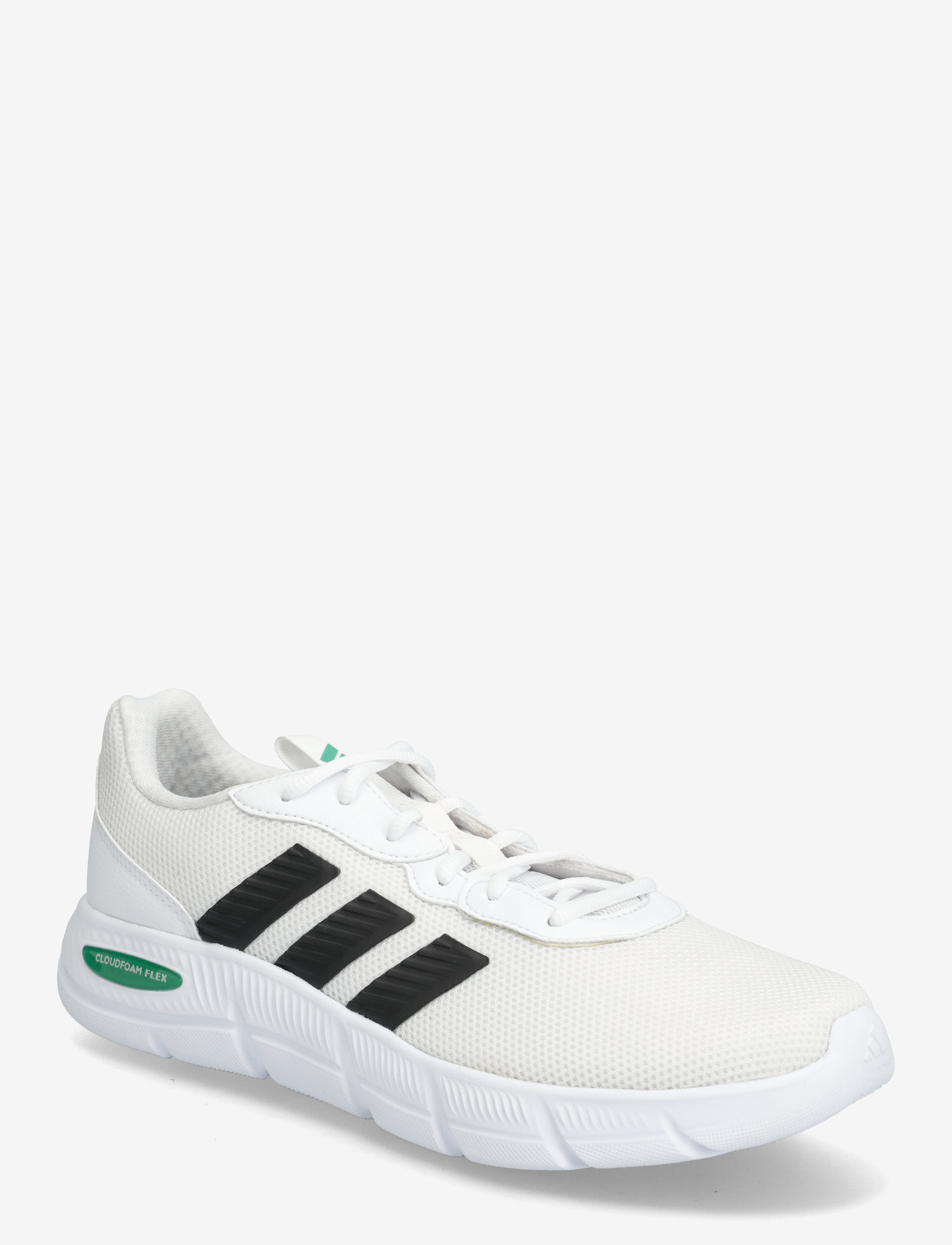adidas Sportswear - CLOUDFOAM FLEX - LACES - niedriger schnitt - ftwwht/cblack/cougrn - 0