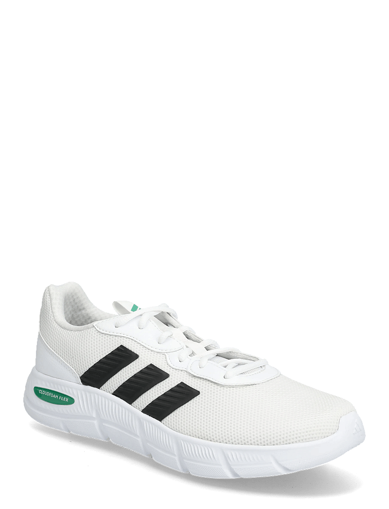 adidas Sportswear - CLOUDFOAM FLEX - LACES - niedriger schnitt - ftwwht/cblack/cougrn - 0