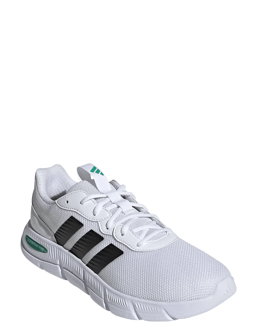 adidas Sportswear - CLOUDFOAM FLEX - LACES - niedriger schnitt - ftwwht/cblack/cougrn - 0
