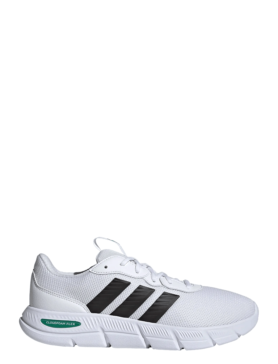 adidas Sportswear - CLOUDFOAM FLEX - LACES - niedriger schnitt - ftwwht/cblack/cougrn - 1