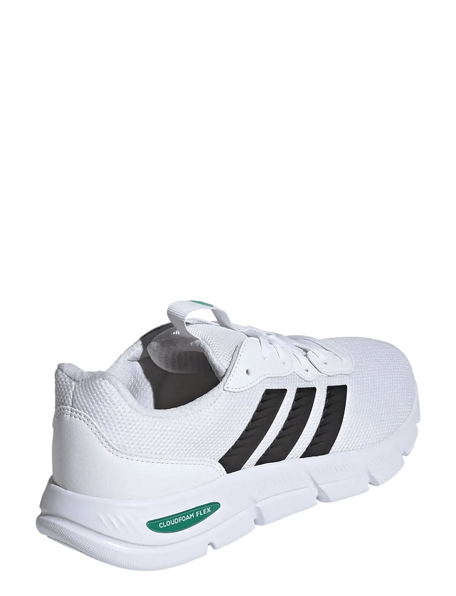 adidas Sportswear - CLOUDFOAM FLEX - LACES - niedriger schnitt - ftwwht/cblack/cougrn - 3