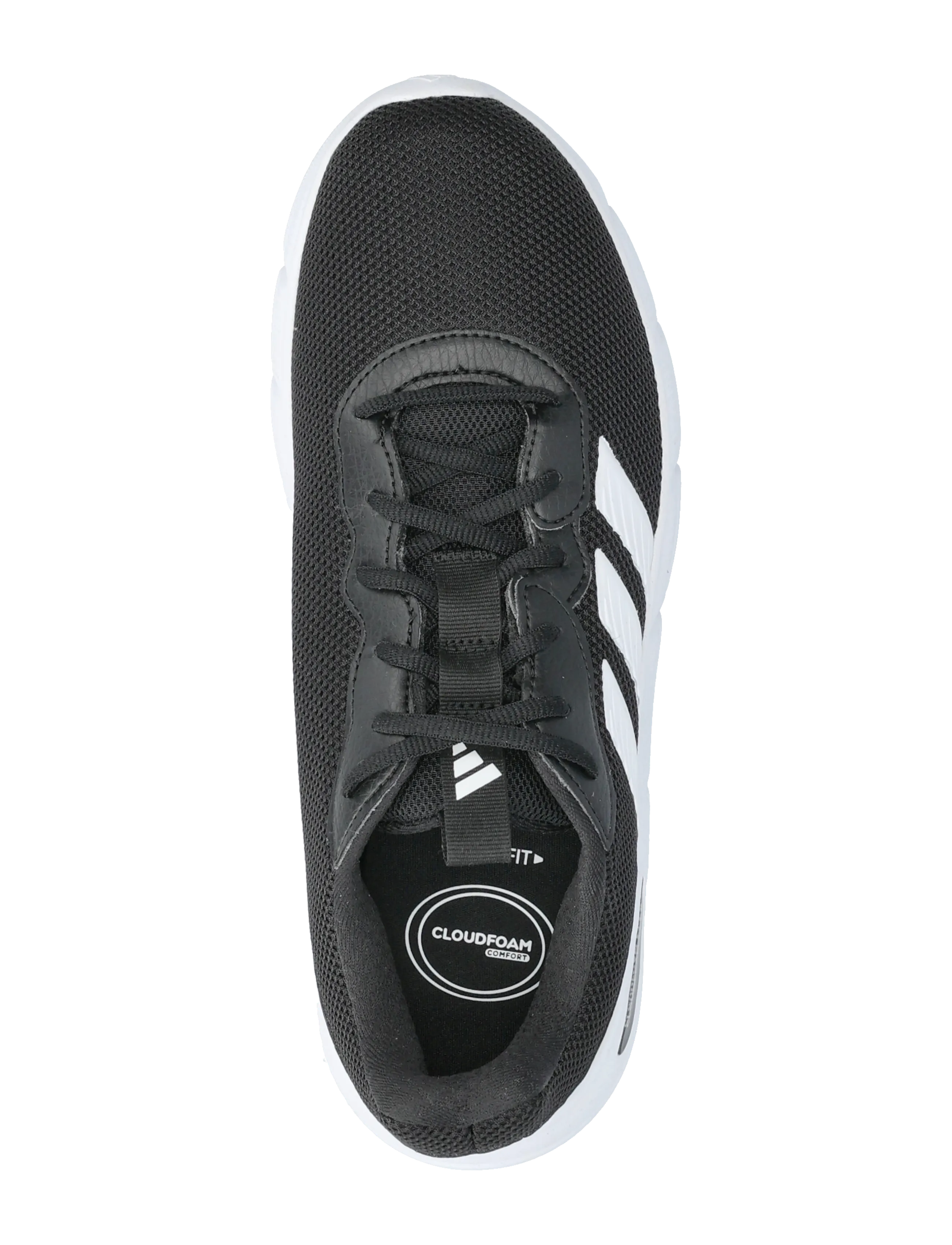 adidas Sportswear - CLOUDFOAM FLEX - LACES - låga sneakers - cblack/ftwwht/cblack - 3