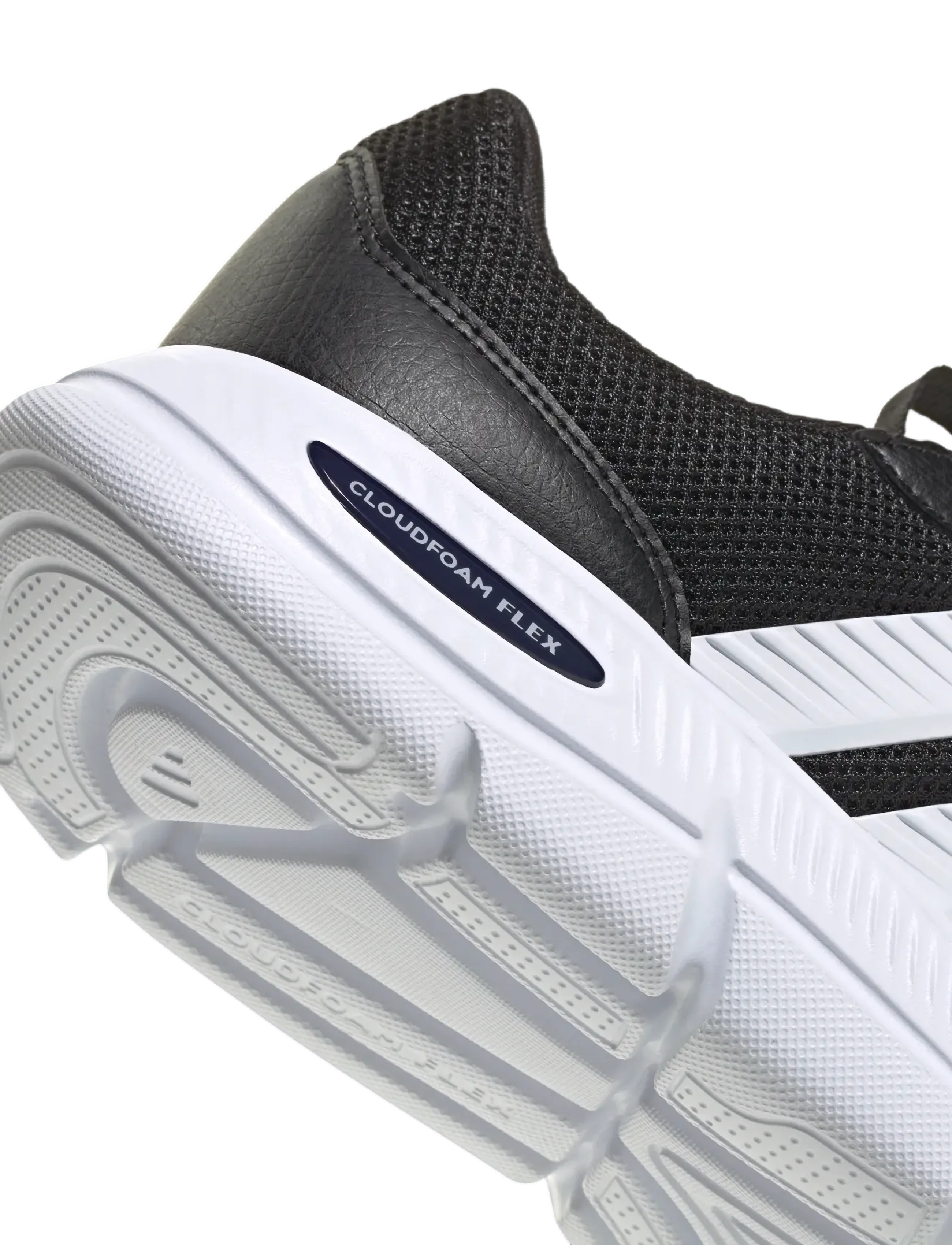 adidas Sportswear - CLOUDFOAM FLEX - LACES - låga sneakers - cblack/ftwwht/cblack - 5