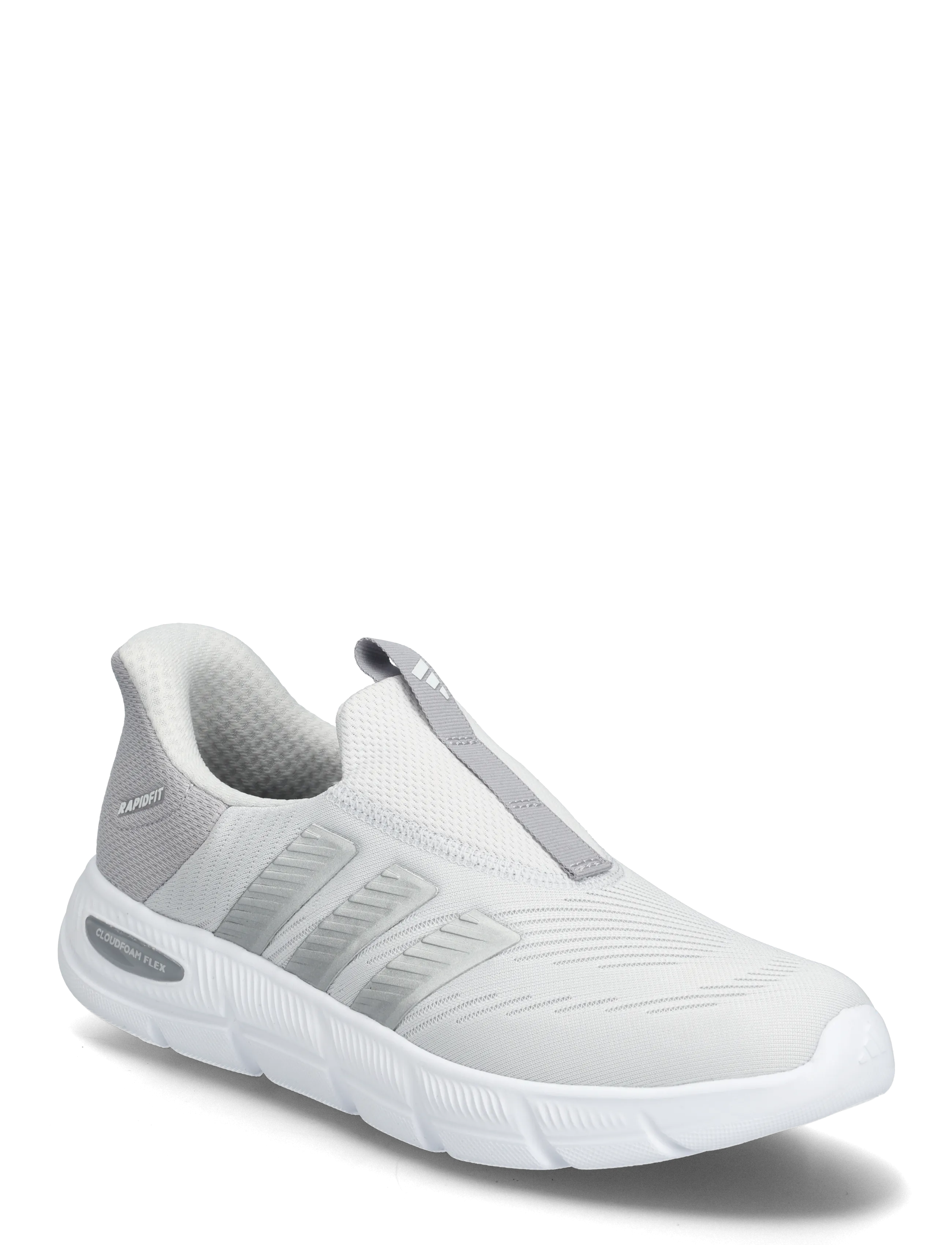 adidas Sportswear CLOUDFOAM FLEX - LOUNGE RAPIDF - Slip-on Sneakers - DSHGRY/SILVMT/GLOGRY / white