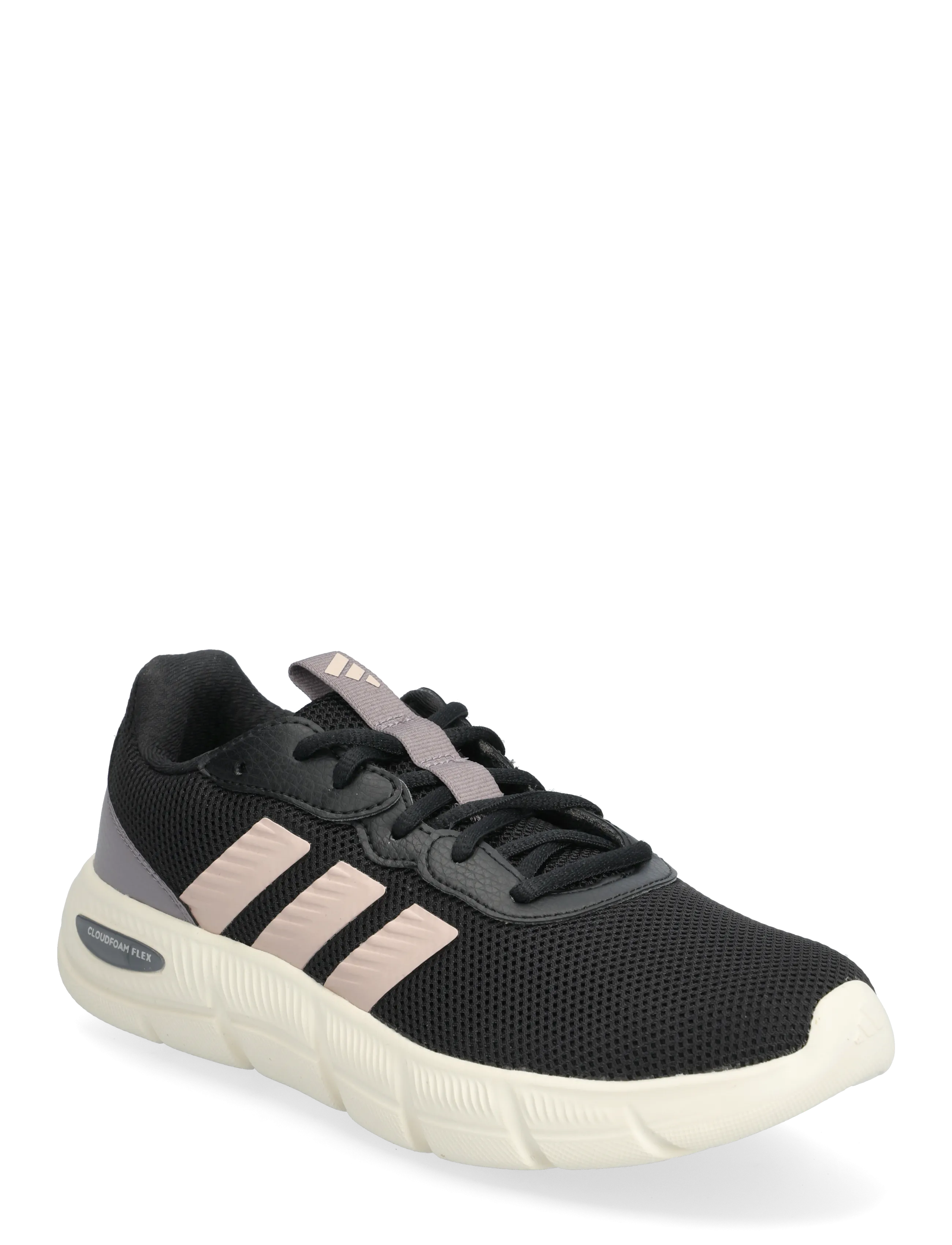 adidas Sportswear CLOUDFOAM FLEX - LACES - Kingad - CBLACK/SAPIME/OWHITE / black