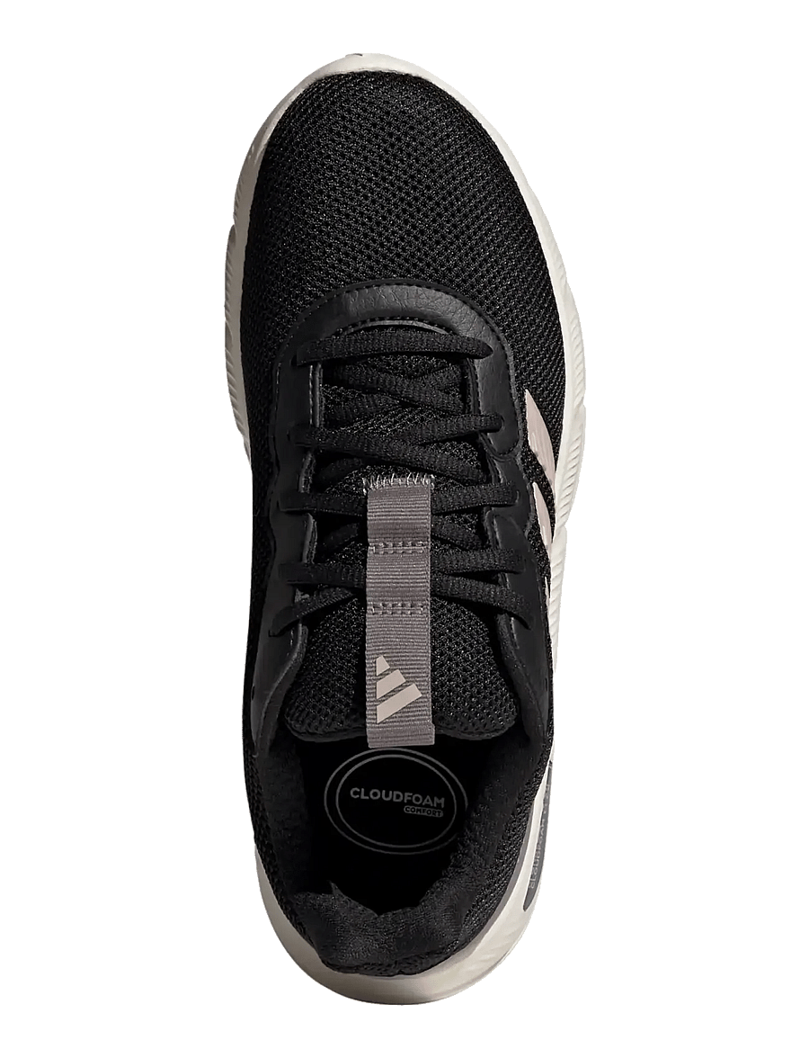adidas Sportswear - CLOUDFOAM FLEX - LACES - niedrige sneakers - cblack/sapime/owhite - 4