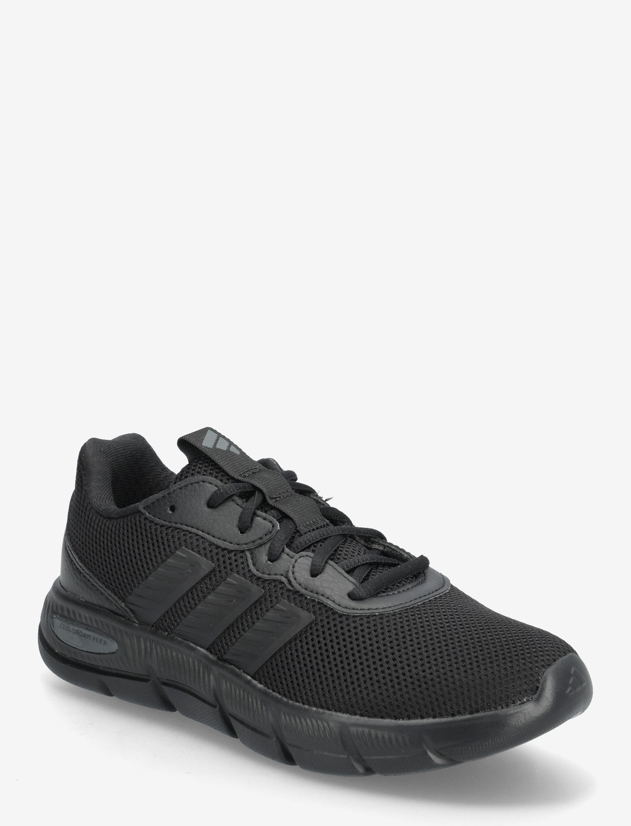 adidas Sportswear - CLOUDFOAM FLEX - LACES - tennised - cblack/cblack/gresix - 0