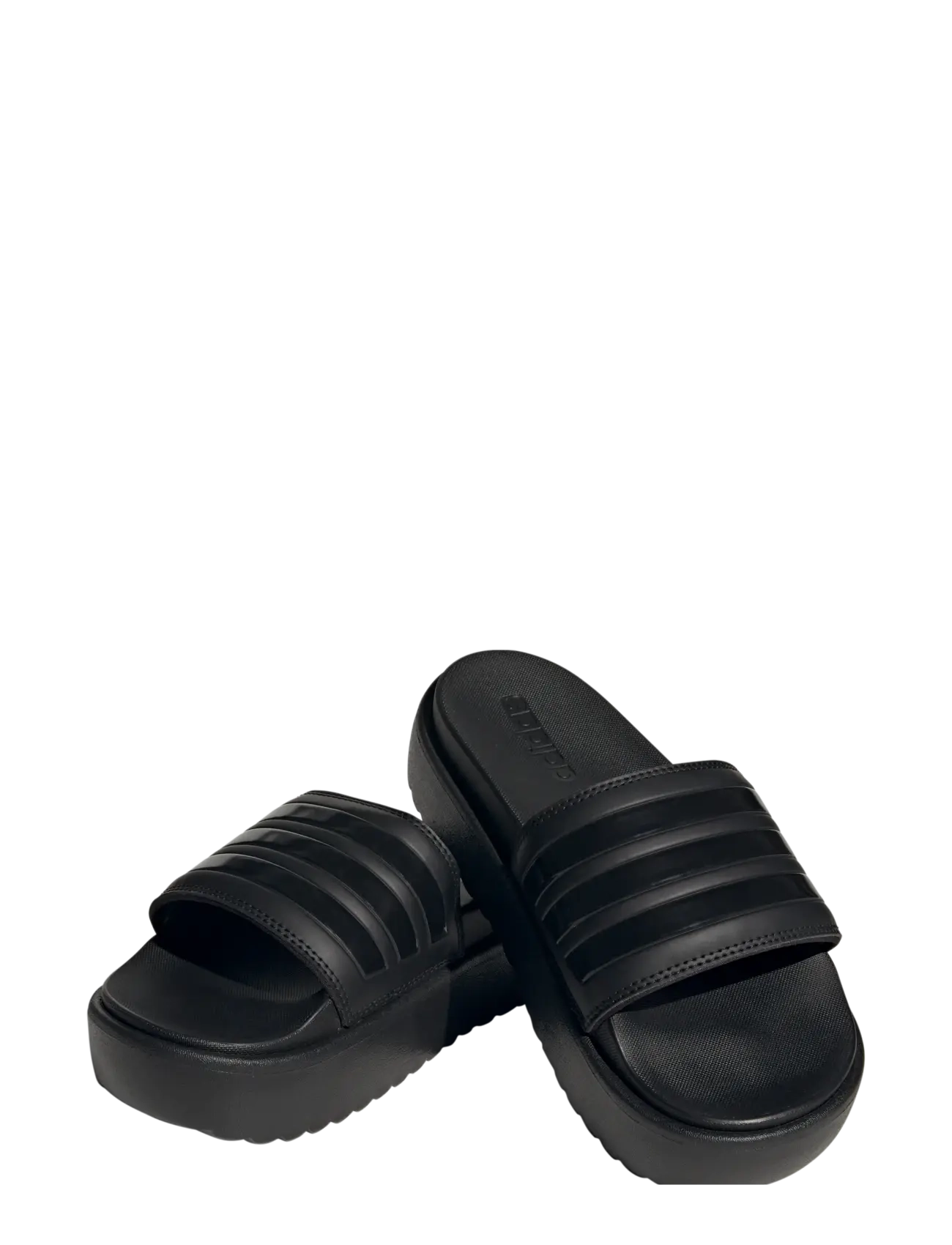 adidas Sportswear Adilette Platform, Kvinder, Platform Badesandaler, Sort, Str: 42