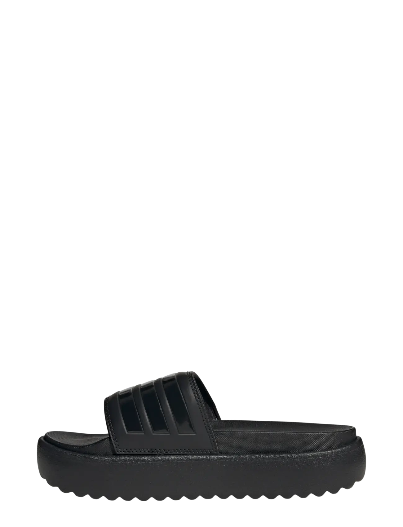 adidas Sportswear - ADILETTE PLATFORM - basutės ir šlepetės - cblack/cblack/cblack - 2