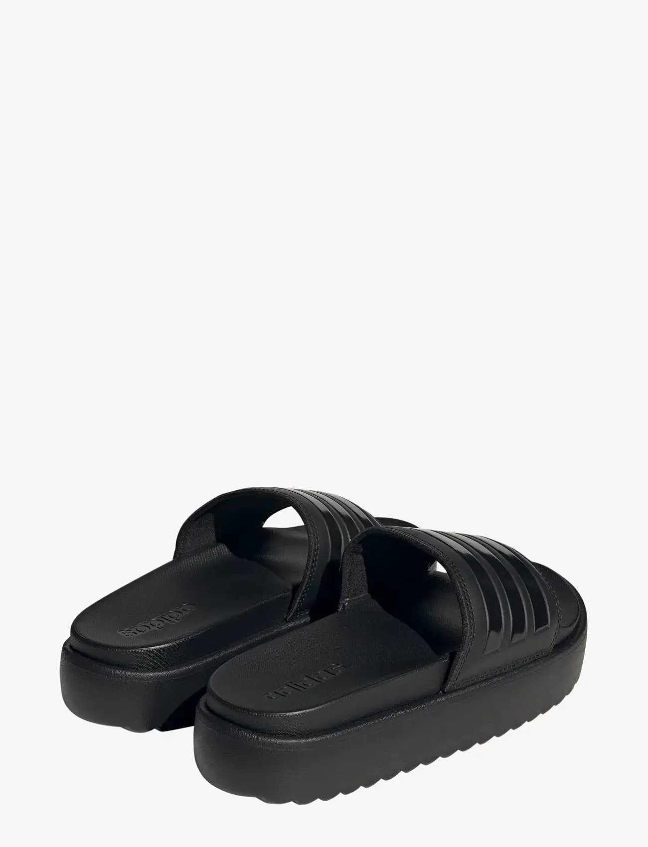 adidas Sportswear - ADILETTE PLATFORM - pool-sandalen - cblack/cblack/cblack - 3