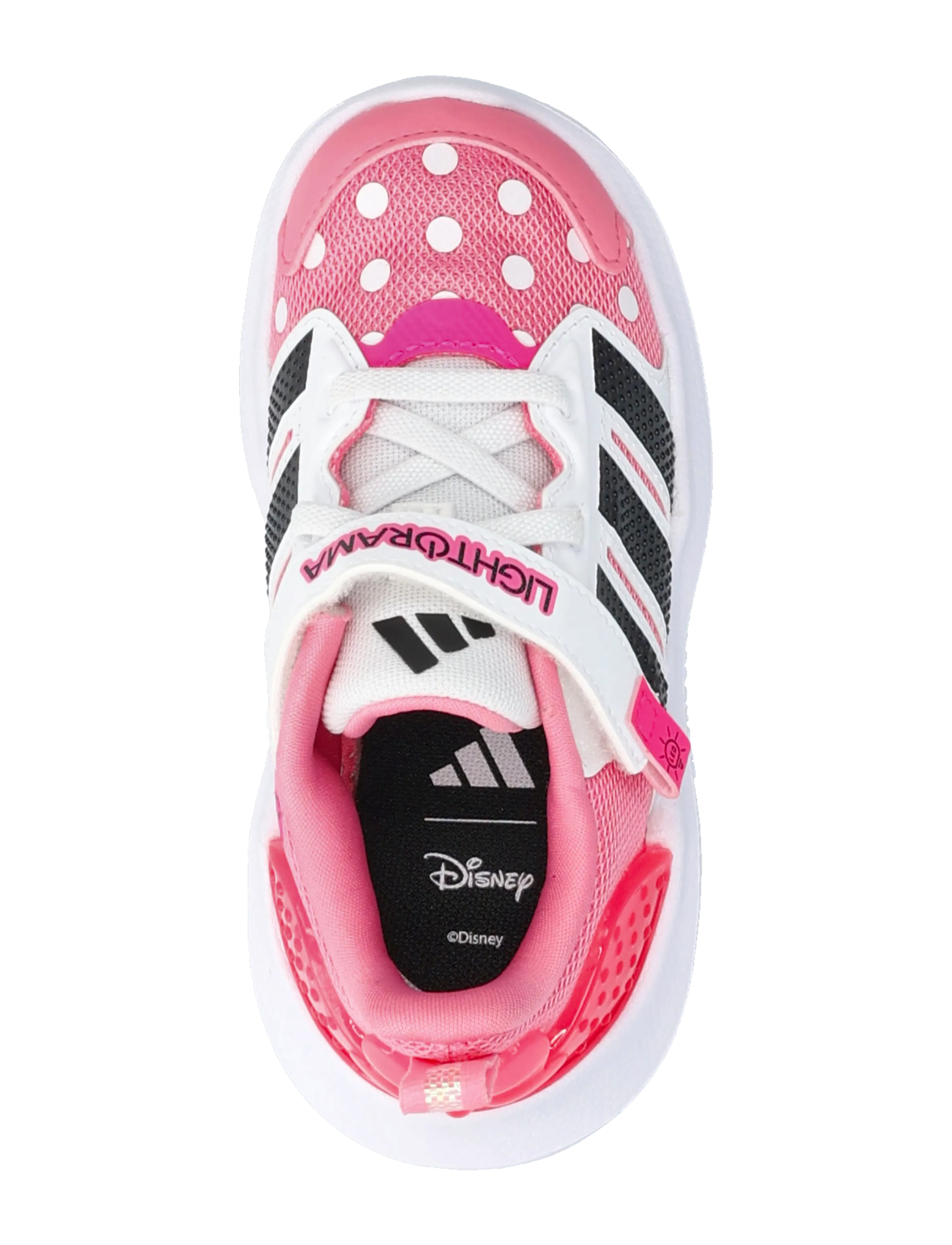 adidas Sportswear - LIGHTORAMA RNR MINNIE  EL I - lágir strigaskór - blipnk/cblack/lucpnk - 3