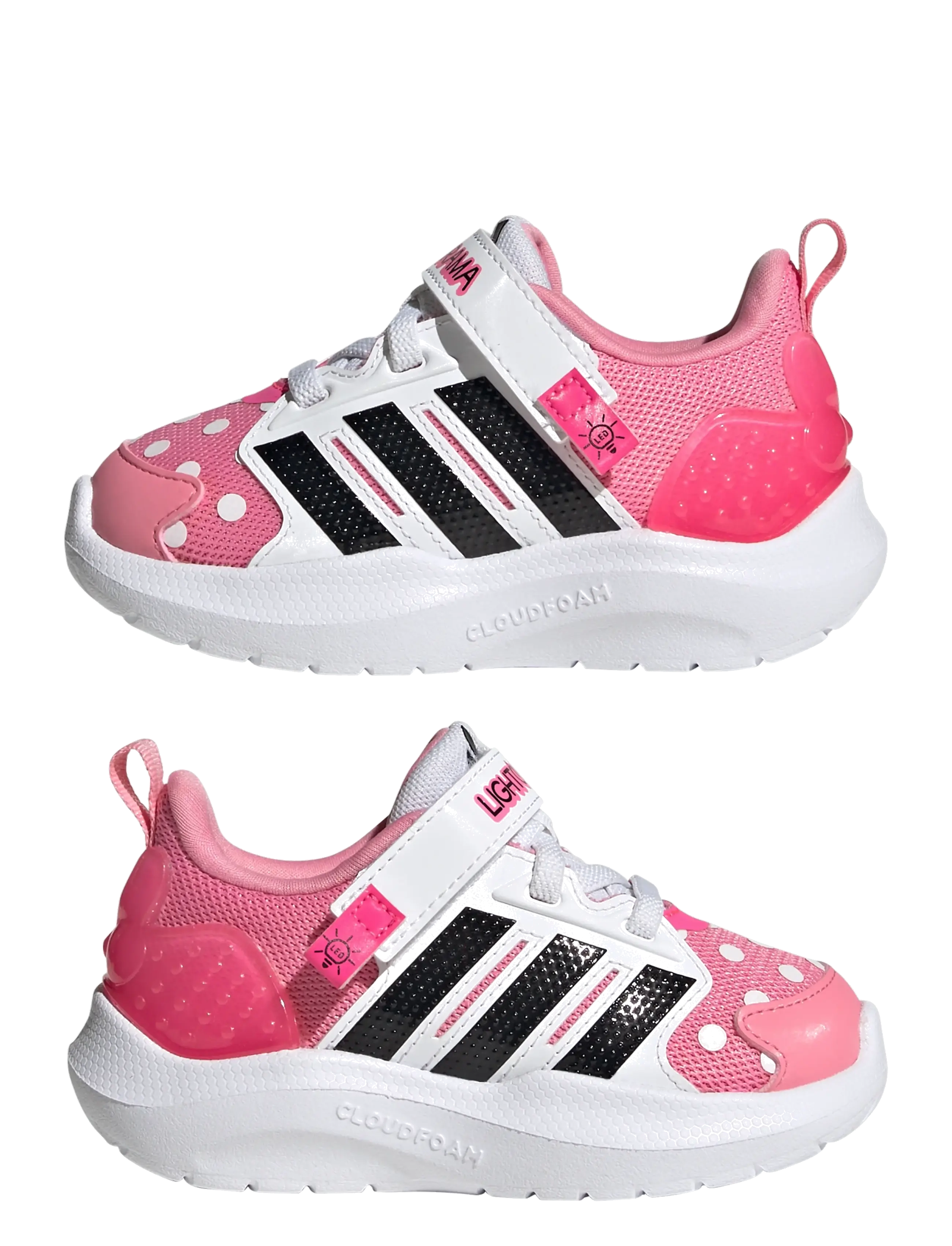 adidas Sportswear - LIGHTORAMA RNR MINNIE  EL I - niedriger schnitt - blipnk/cblack/lucpnk - 5
