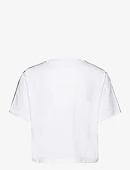 adidas Sportswear - Essentials 3-Stripes Single Jersey Crop Top - laagste prijzen - white/black - 1
