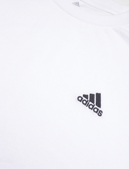 adidas Sportswear - Essentials 3-Stripes Single Jersey Crop Top - laagste prijzen - white/black - 4
