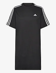 adidas Sportswear - ESSENTIALS 3-STRIPES SINGLE JERSEY BOYFRIEND TEE DRESS - laagste prijzen - black - 0