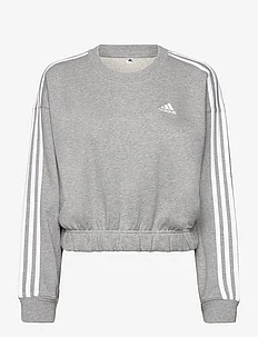 Essentials 3-Stripes Crop Sweatshirt, adidas Sportswear