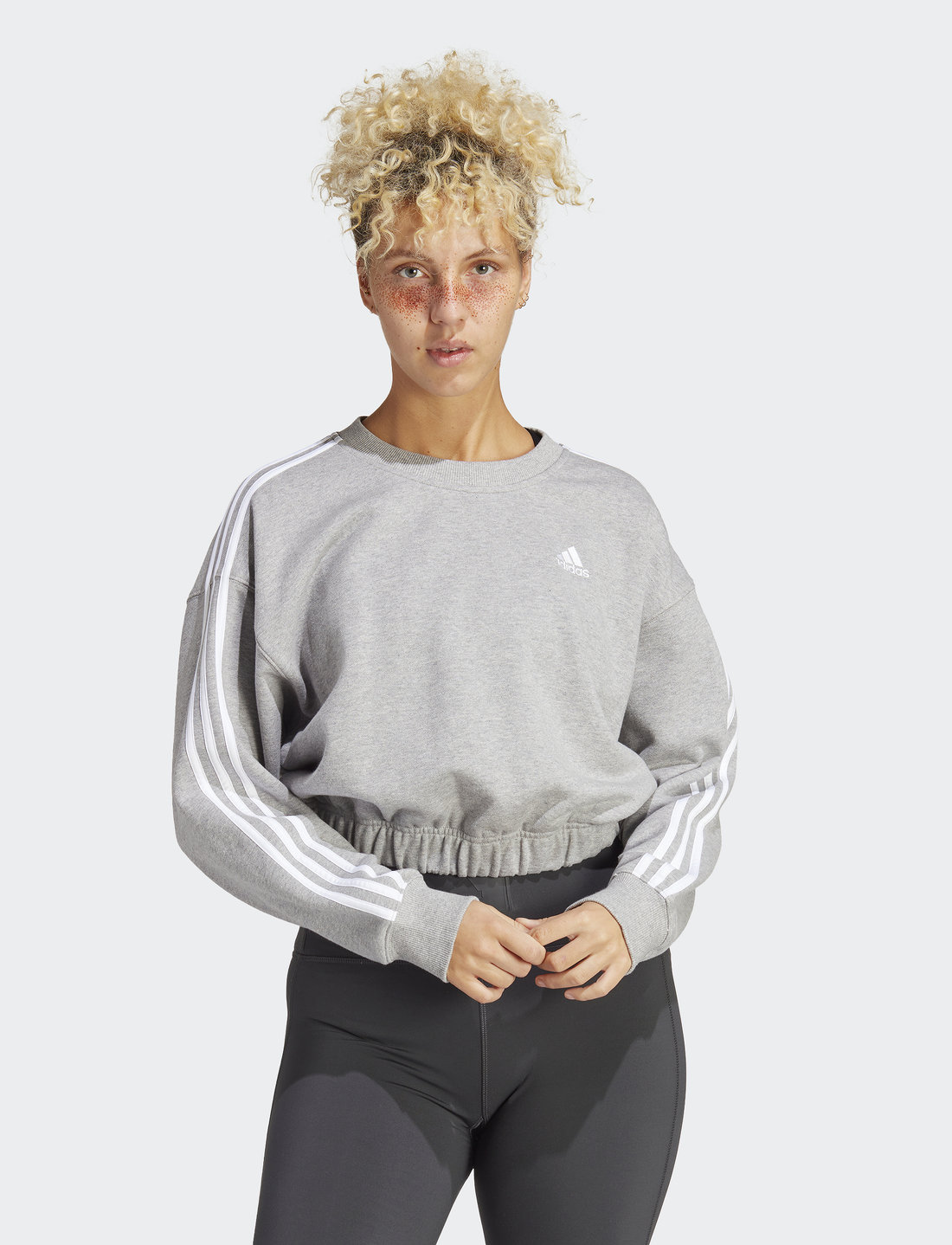 Adidas cropped sweatshirts clearance
