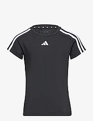 adidas Sportswear - G TR-ES 3S T - trumpomis rankovėmis - black/white - 0