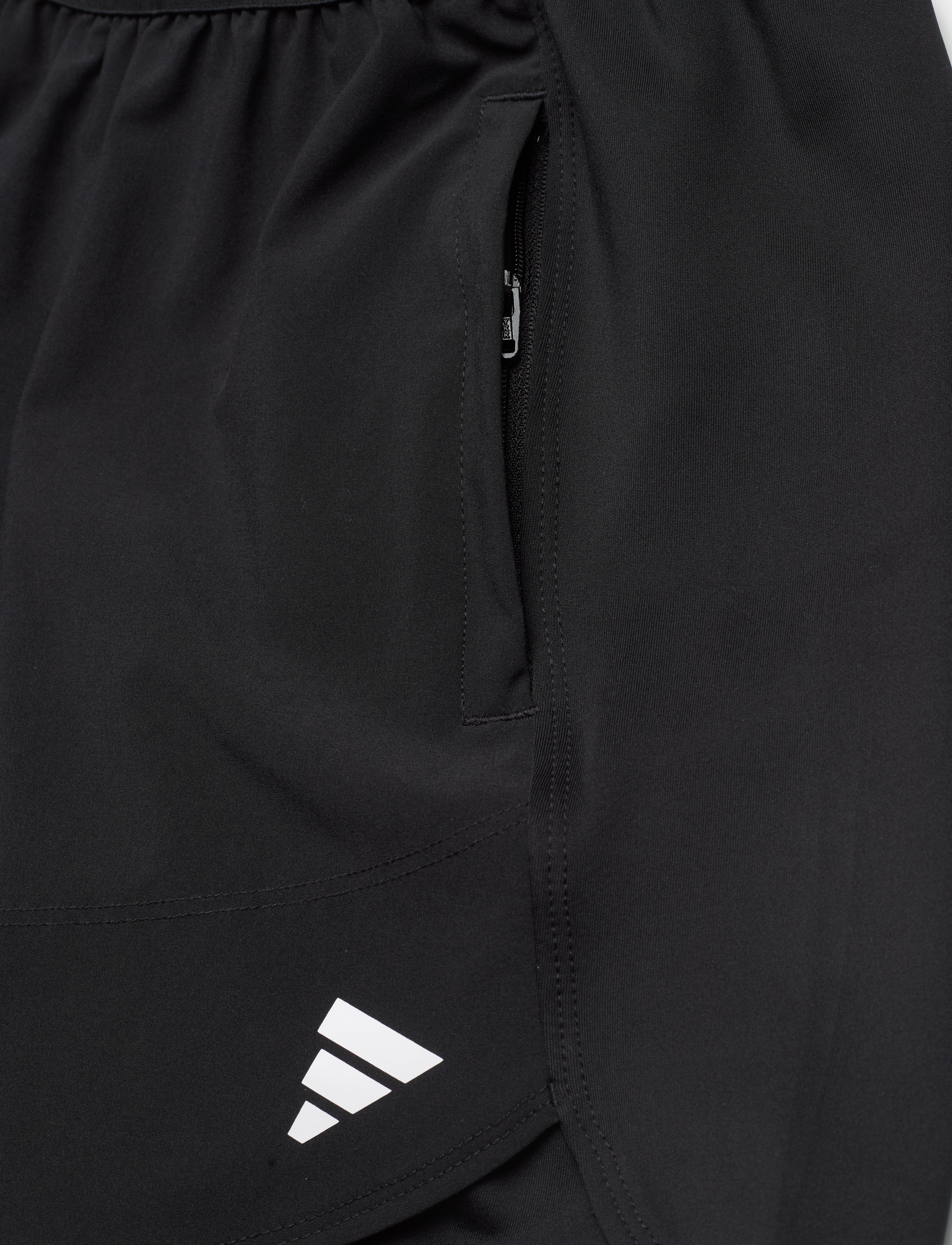 adidas Sportswear - AEROREADY Shorts - black/white/selubl - 2