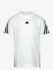 adidas Sportswear - U FI 3S T - short-sleeved t-shirts - white/black - 0