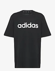 adidas Sportswear - U LIN TEE - lühikeste varrukatega t-särgid - black/white - 0