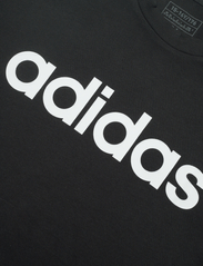 adidas Sportswear - U LIN TEE - short-sleeved t-shirts - black/white - 2