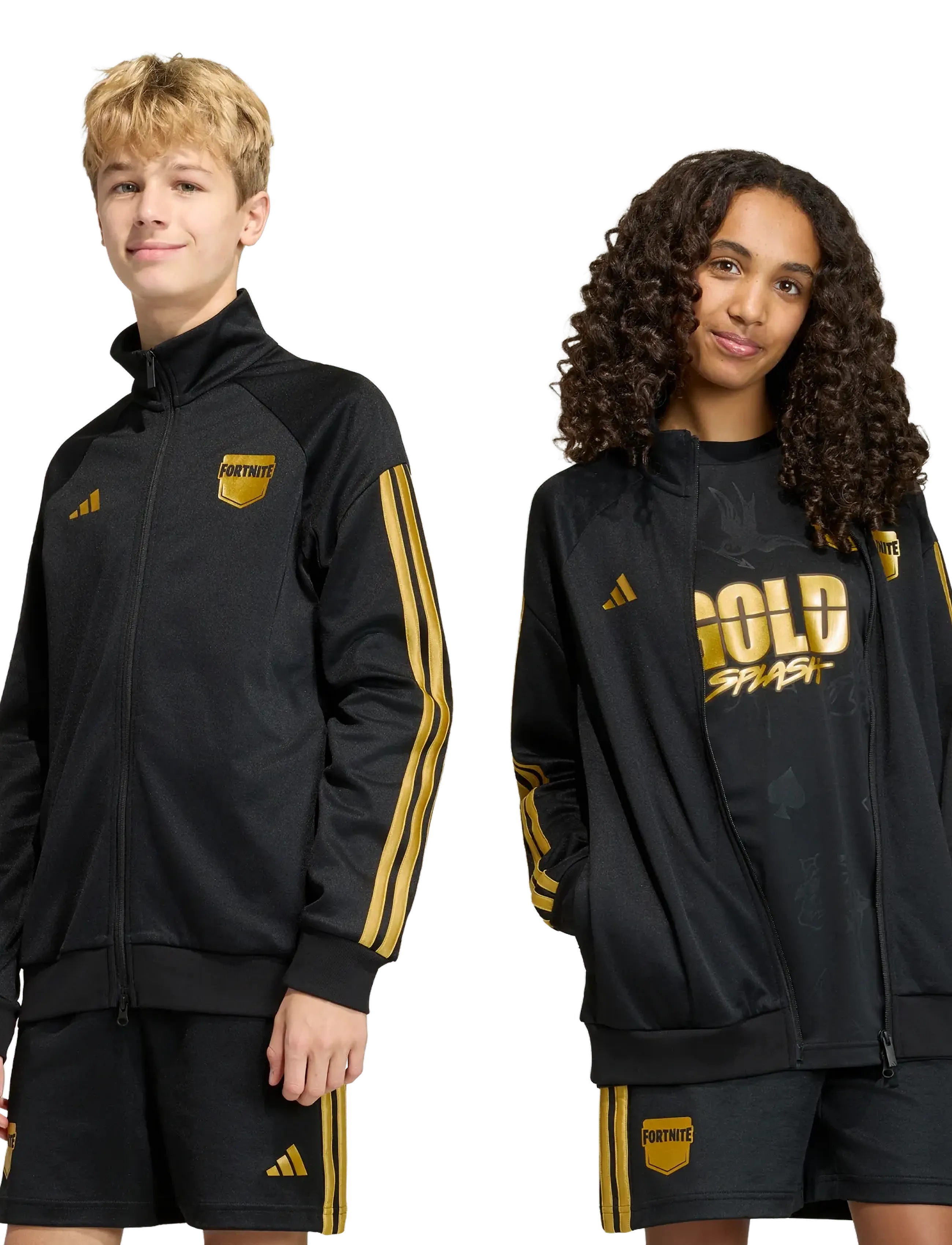 adidas Sportswear - J FN TT - black/goldmt - 2