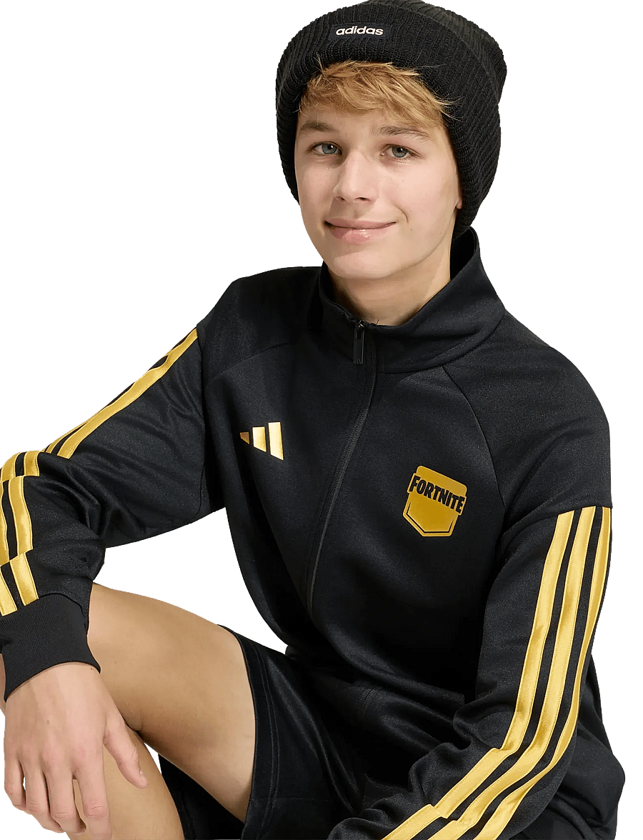adidas Sportswear - J FN TT - black/goldmt - 3