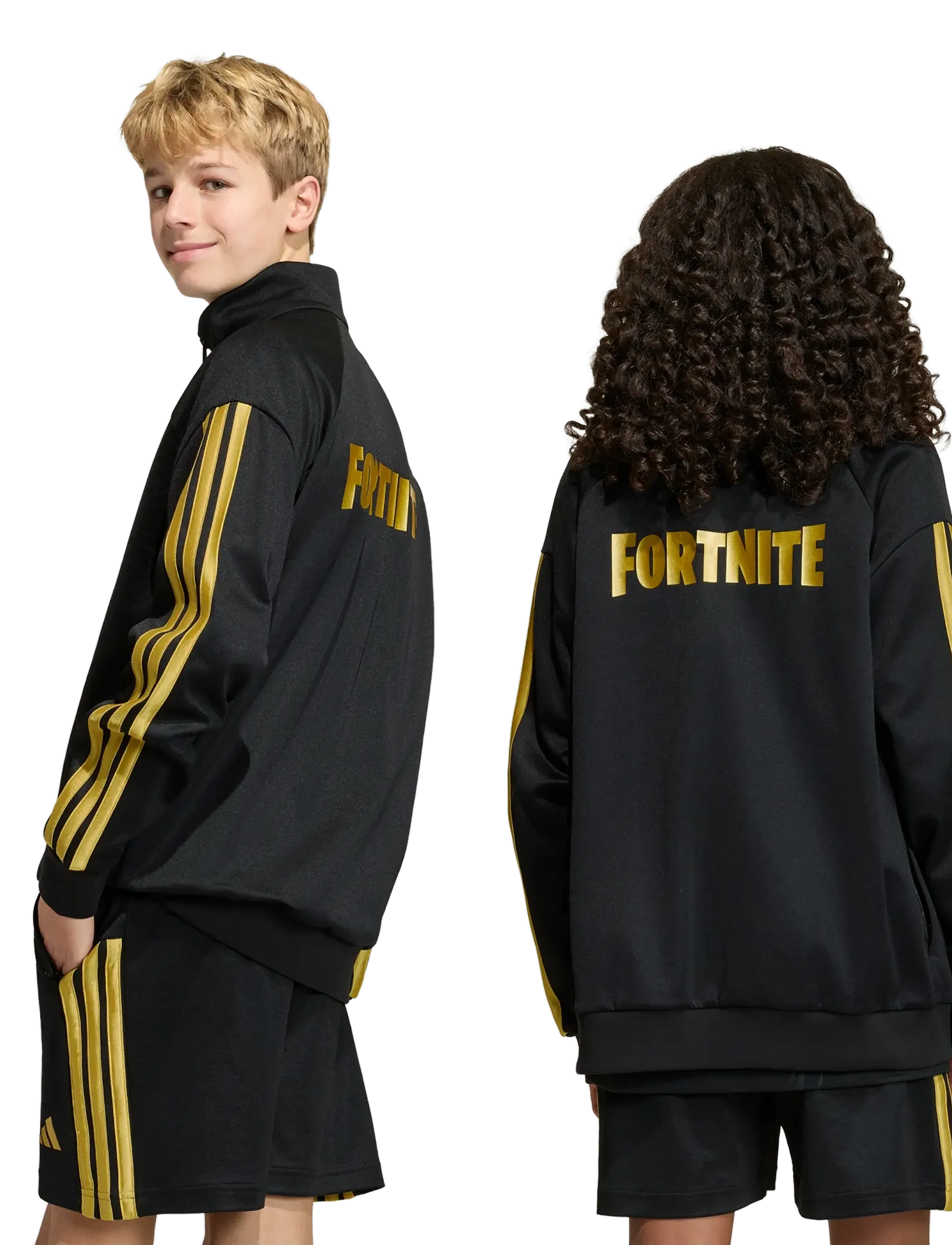 adidas Sportswear - J FN TT - black/goldmt - 4