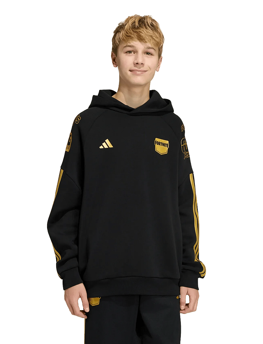 adidas Sportswear - J FN HD - black/goldmt - 4