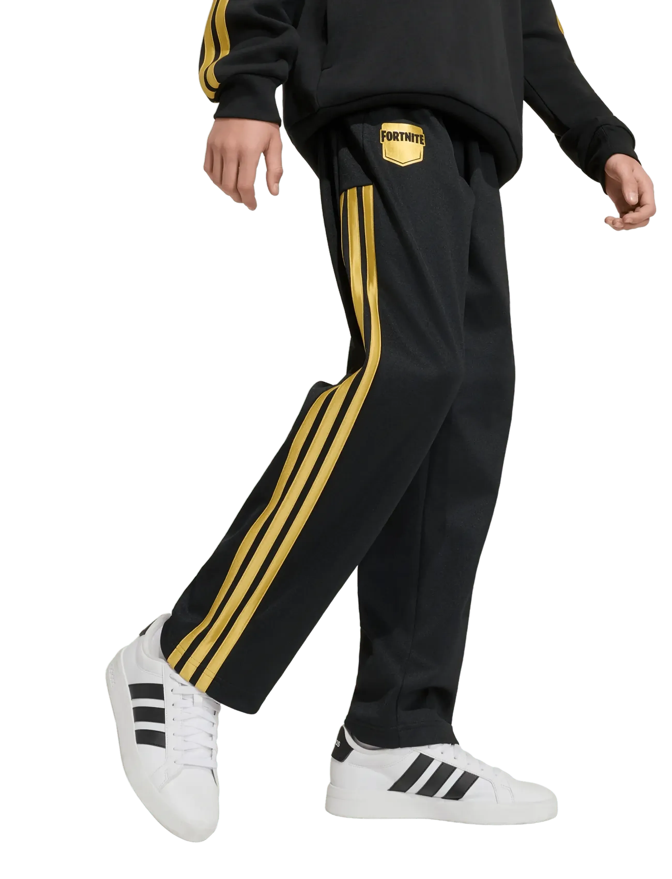 adidas Sportswear - J FN PNTS - sweatpants - black/goldmt - 3