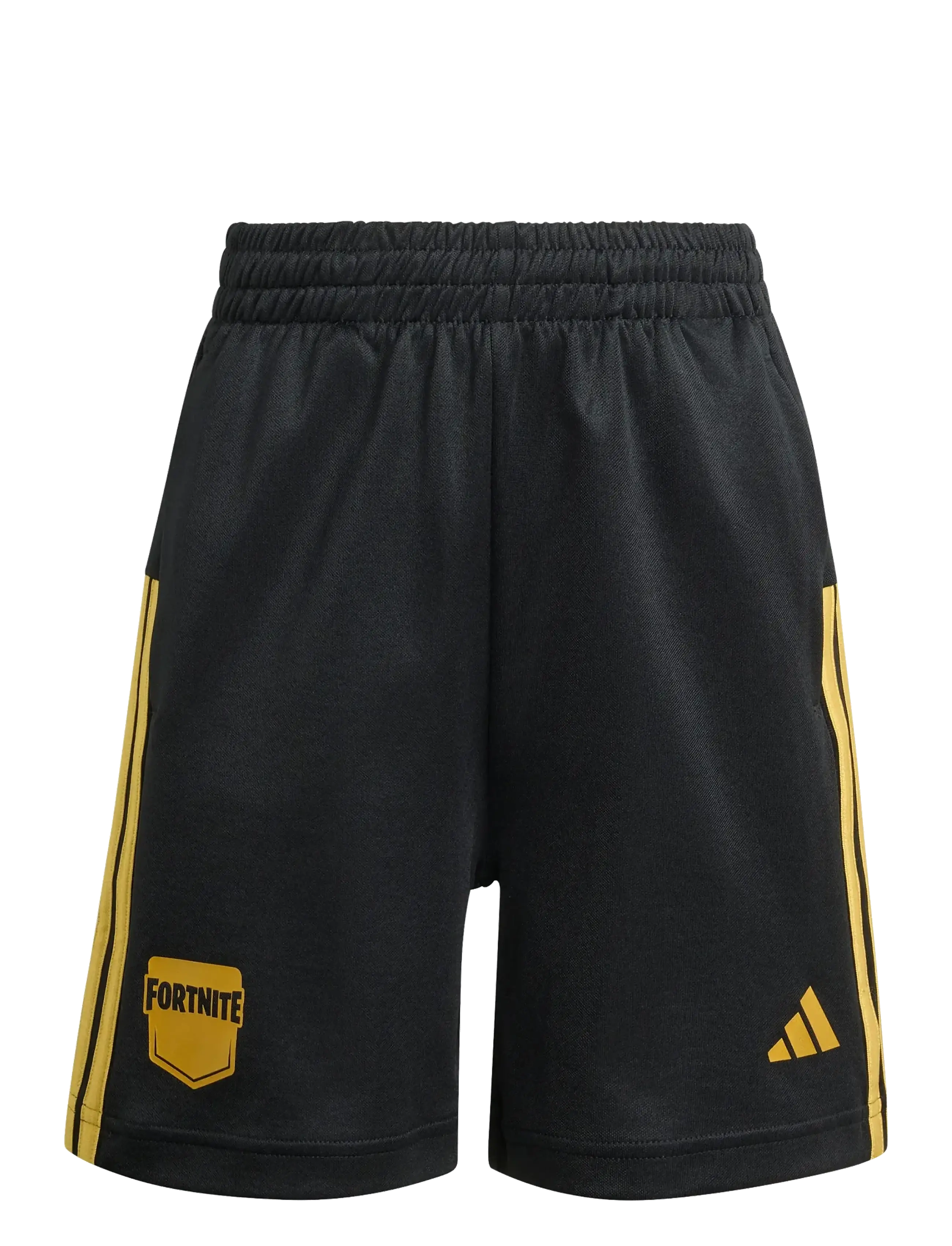 adidas Sportswear J FN SHRT - adidas Sportswear - BLACK/GOLDMT / black
