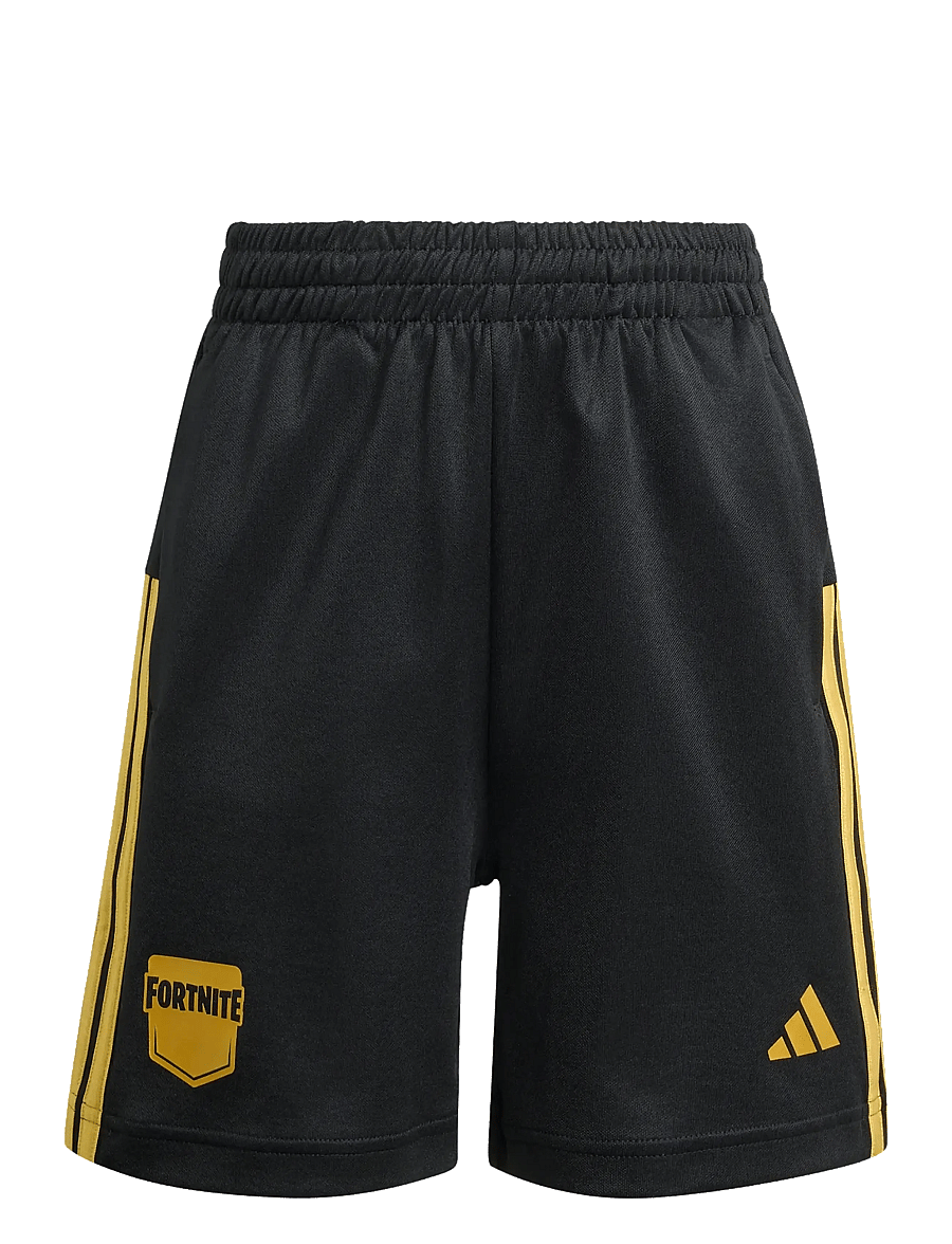 adidas Sportswear - J FN SHRT - sportimise püksid - black/goldmt - 1
