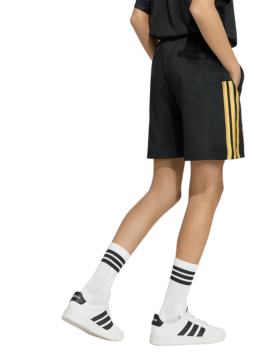 adidas Sportswear - J FN SHRT - sportimise püksid - black/goldmt - 5