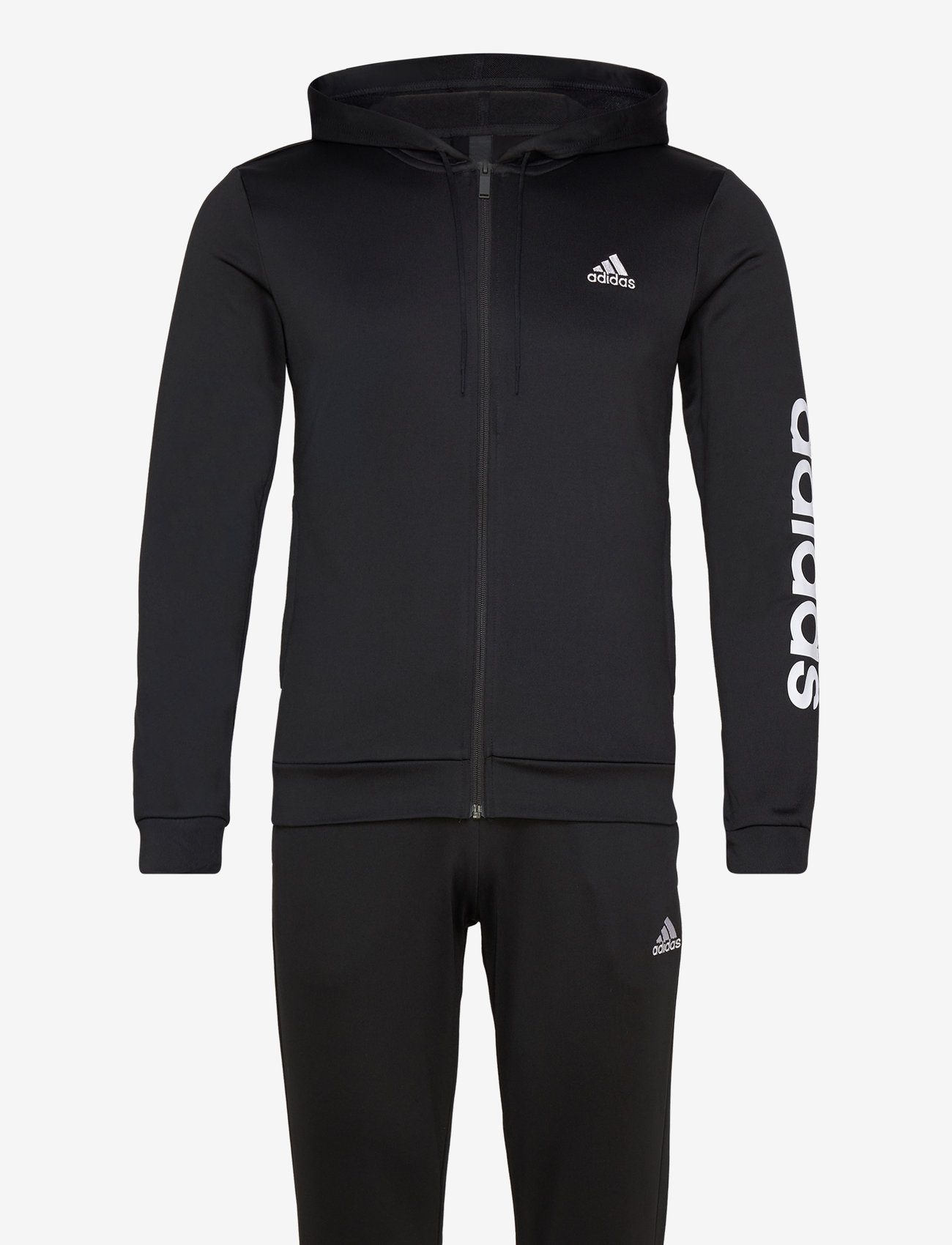 adidas Sportswear - W LINEAR TS - black/white - 1