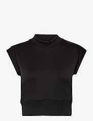 adidas Sportswear - W Z.N.E. TEE - navel shirts - black - 0