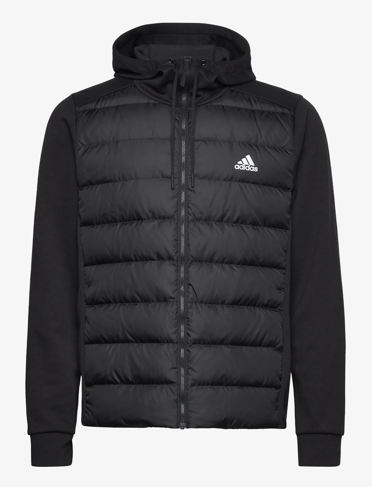 adidas Sportswear - ESS DWN HYB J - spring jackets - black - 0