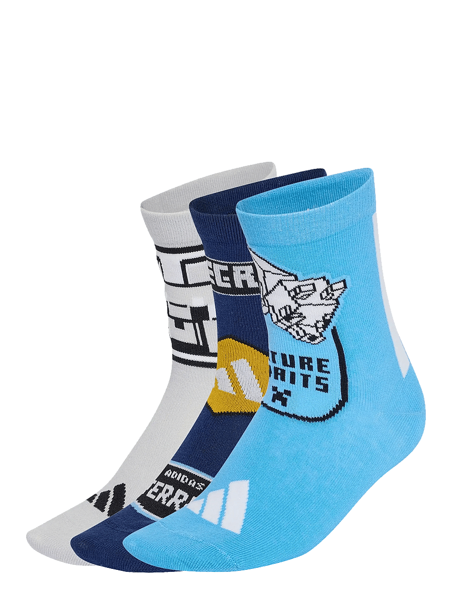 adidas Sportswear - MINECRAFT 3P - sokid - lgsogr/blubrs/dkblue - 0