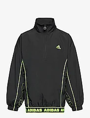 adidas Sportswear - Dance Woven Sweatshirt Kids - medvilniniai megztiniai ir džemperiai su gobtuvu - black/carbon/luclem - 0